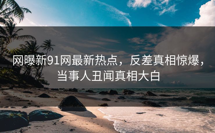 网曝新91网最新热点，反差真相惊爆，当事人丑闻真相大白