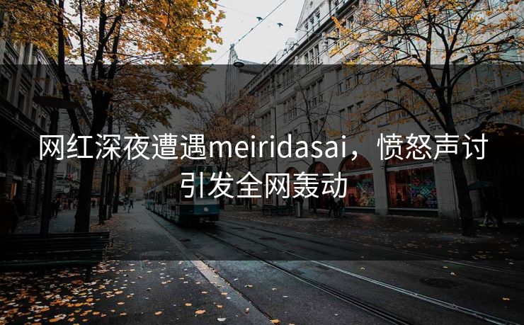 网红深夜遭遇meiridasai，愤怒声讨引发全网轰动